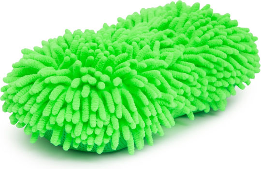 Burete Auto Microfibră 2 Fețe Burete Spălare Auto Absorbant Detailing 260x130 Mm Verde