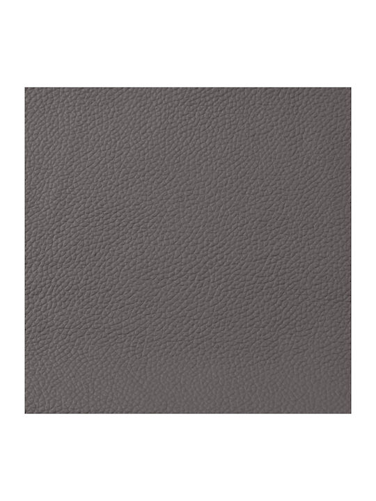 Фотьойла Релакс С Табуретка За Крака От Естествена Кожа Сива 70x86.5x99.5см