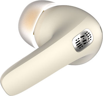 HiFuture Sonic Core In-ear Bluetooth Handsfree Ακουστικά με Αντοχή στον Ιδρώτα και Θήκη Φόρτισης Μπεζ