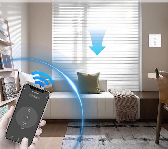 Сет 4 Прекъсвача За Щори Heuxgir Wf-cs01 Управление Чрез Alexa Google