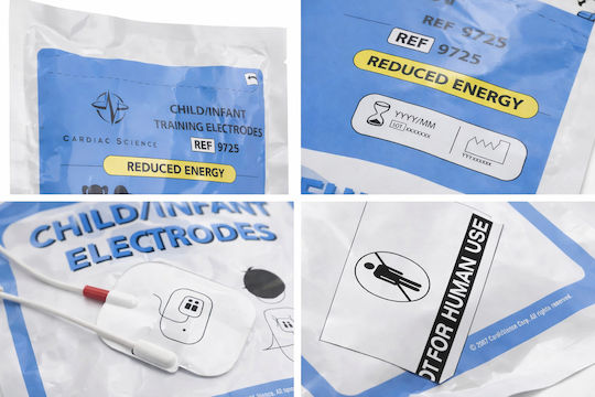 Παιδιατρικά Ηλεκτρόδια Cardiac Science Powerheart Aed G3 Εκπαίδευση