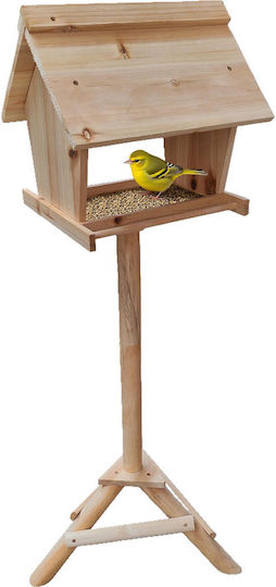 Relaxdays Spruce Wood Bird Feeders