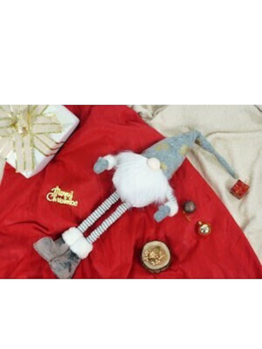 Christmas Elf Ornament Alista Home Gray White Textile 80 Cm