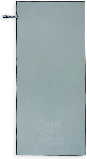 Easy Home Микрофибърна Кърпа За Body 200гр/м² Сива 150x70см