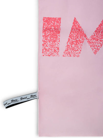Easy Home Microfiber Body Towel 200gr/m² Pink 150x70cm