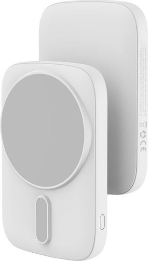 Blue Star DG-P8 MagSafe Power Bank 5000mAh 20W with USB-C Power Delivery Port White