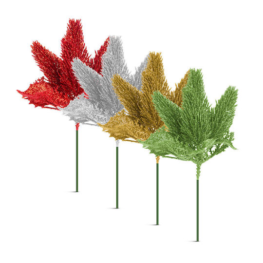Coronită De Crăciun Sucursala Decorativă Din Plastic Lungime 22cm (Culori Diverse)