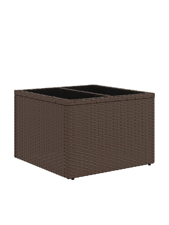 Set Camera De Zi Pentru Exterior 6 Piese Maro Cu Perne