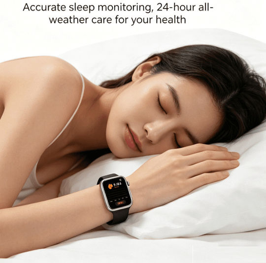 Unitek Q33 Smartwatch με Παλμογράφο (Γκρι)