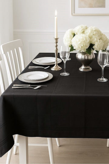 SteweHome Black Tablecloth 160x220cm