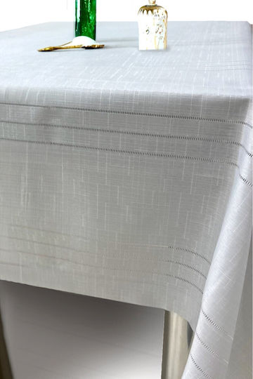 SteweHome Τραπεζομάντηλο Λινό Γκρι 160x220εκ.