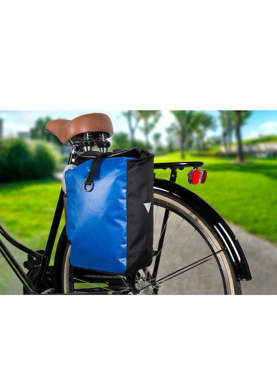 Dunlop 174204 Bicycle Rack Bag Blue