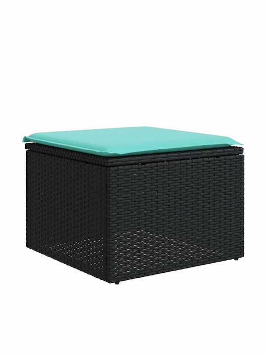 Outdoor Corner Sofa Rattan With Cushions 62x62x69cm