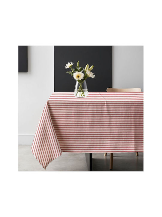 SteweHome Baumwolle Strick Tischdecke Rot 160x220cm
