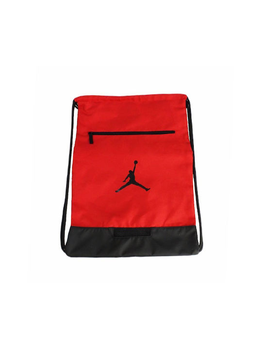 Jordan Sport Gym Sack Ανδρική Τσάντα Πλάτης Γυμναστηρίου Κόκκινη