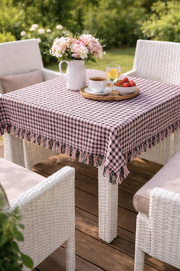 SteweHome Tischdecke Lila 140x140cm