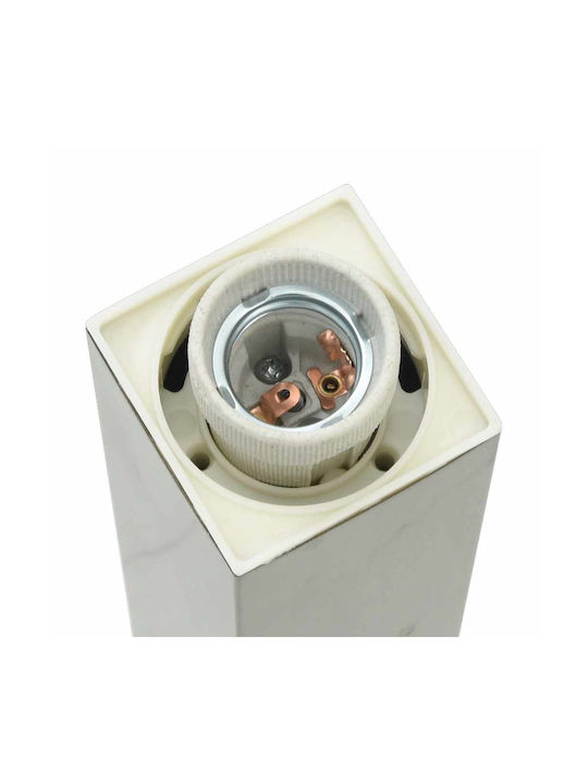 vidaXL Φωτιστικό Κολωνάκι Εξωτερικού Χώρου 40W IP44 για Ντουί E27 Ασημί
