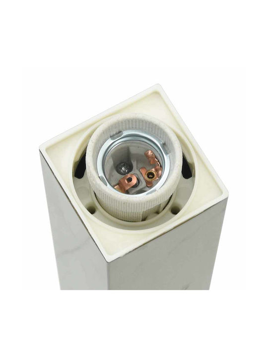 vidaXL Φωτιστικό Κολωνάκι Εξωτερικού Χώρου 40W IP44 για Ντουί E27 Ασημί