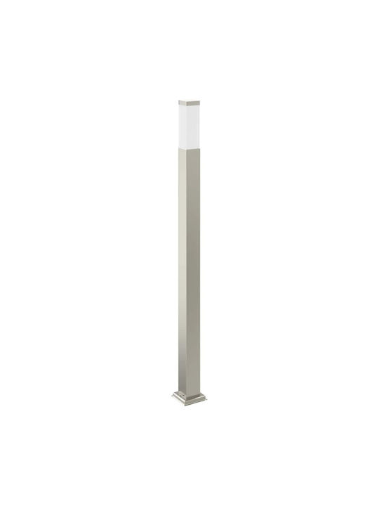 vidaXL Outdoor Small Post Floor Lamp 40W IP44 for E27 Bulb Silver