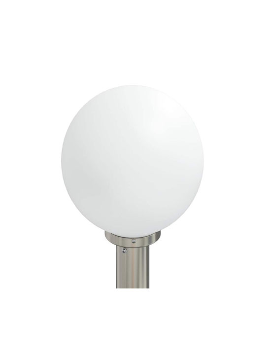vidaXL Φωτιστικό Κολωνάκι Εξωτερικού Χώρου 40W IP44 για Ντουί E27 Ασημί