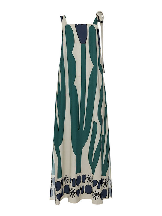 Sommer Maxi Damenkleid Petrol