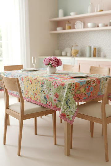 SteweHome Pink Tablecloth 140x220cm