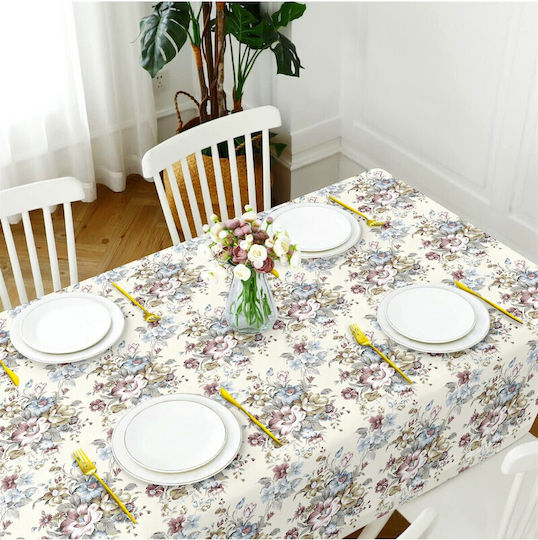 SteweHome Stain Resistant Pink Tablecloth 120x140cm SteweHome Stain Resistant Pink Tablecloth 120x140cm