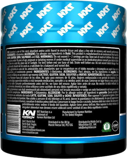 Nxt Nutrition Glutamine 300gr 60 Μερίδες Unflavoured