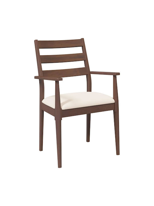 Wooden Brown Dining Chairs 2 Pieces 57x51.5x90cm