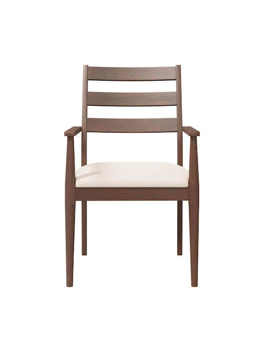 Wooden Brown Dining Chairs 2 Pieces 57x51.5x90cm