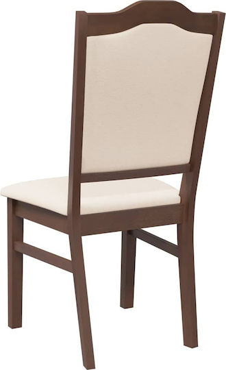 Wooden Brown Dining Chairs 2 Pieces 50.5x54.5x105.5cm
