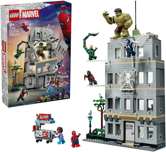 LEGO Spider-Man Spider-Man vs Hulk Epic Clash for Ages 8+ 534 Pieces