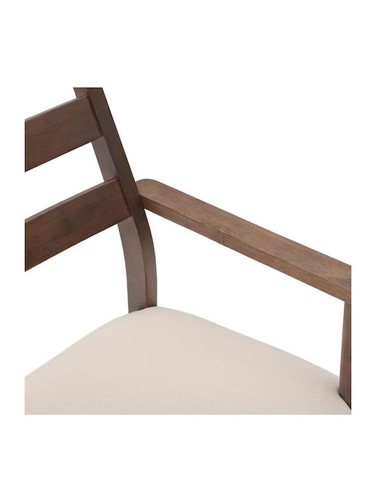 Wooden Brown Dining Chairs 2 Pieces 57x51.5x90cm