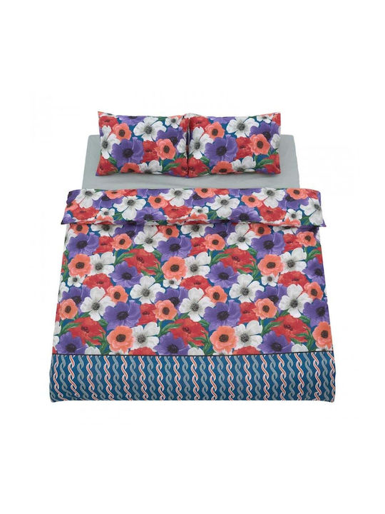 Heinner Set Cearceafuri de Pat King Size cu Elastic 180x200 cm Nora 4 Bucăți