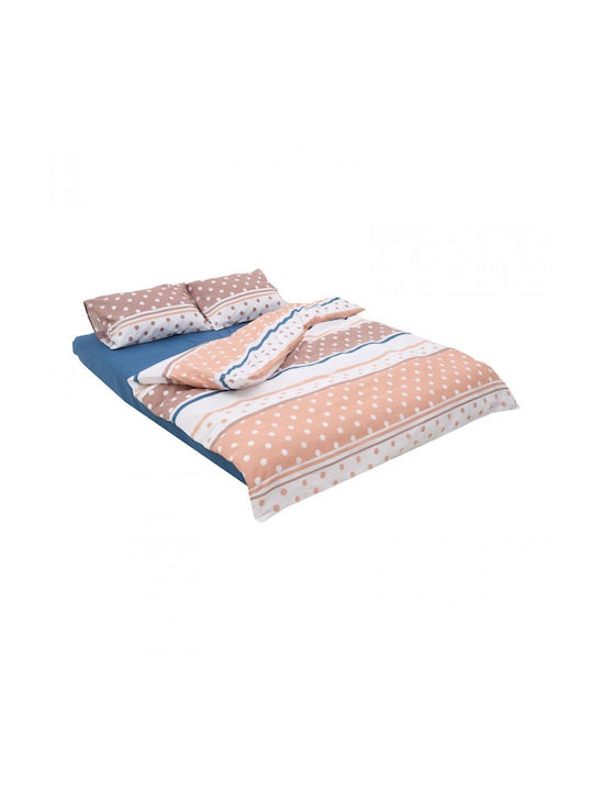 Heinner Set Cearceafuri de Pat King Size cu Elastic 180x200cm Polk 4 Bucăți