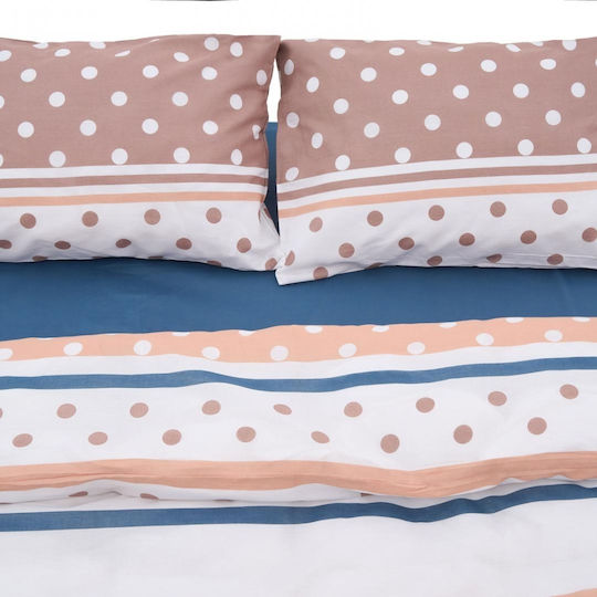 Heinner Set Cearceafuri de Pat King Size cu Elastic 180x200cm Polk 4 Bucăți