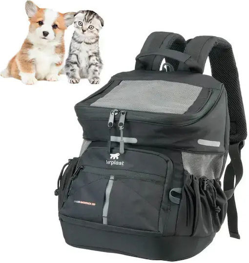 Ferplast Waterproof Backpack for Carrying Dog / Cat up to 10kg Gray