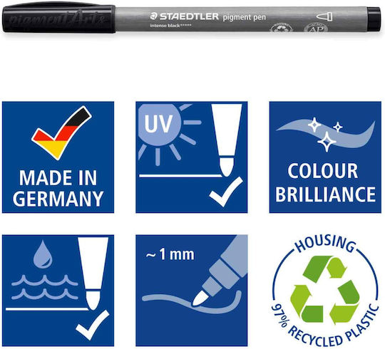 Staedtler Pigment Design Marker Black