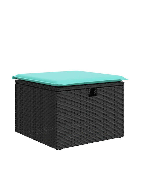 Garten- und Outdoor-Möbelsets 6 Stück Schwarz mit Kissen