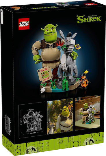 LEGO Icons Shrek, Donkey & Puss in Boots За 18+ Години 1403 Бройки