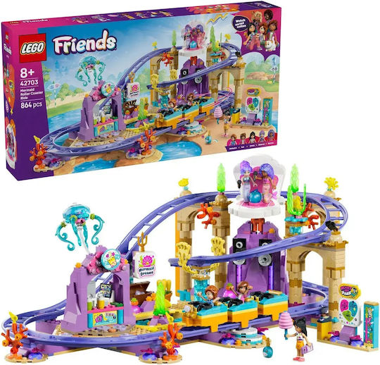 LEGO Friends Mermaid Roller Coaster Ride for 8+ Years 864 Pieces