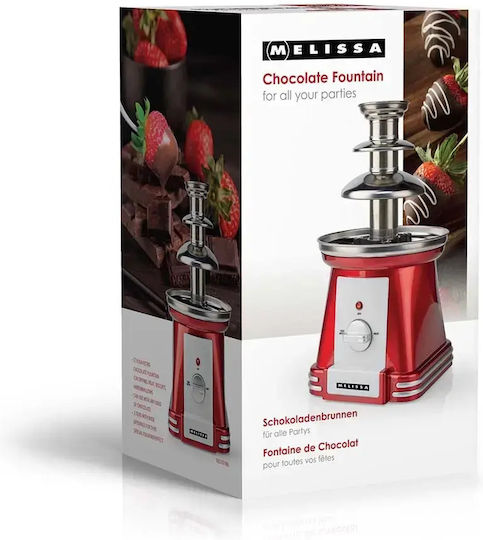 Melissa Electric Fondue Pot Red 19x18x33cm