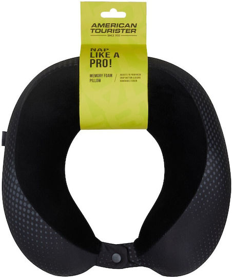 American Tourister Travel Pillow Memory Foam Kids Black