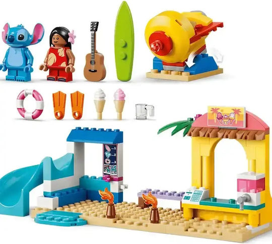 LEGO Disney Strandspaß mit Lilo & Stitch für 4+ Jahre 113 Stück