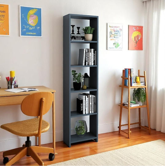 Gray Bookcase 40x20x160cm