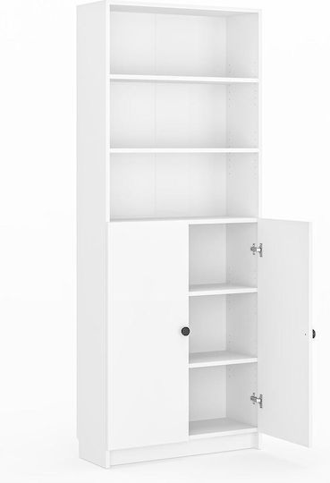Етажерка Бяла 80x28x200см