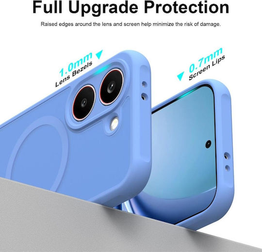 Techsuit Halofrost II Umschlag Rückseite Kunststoff Hellblau Poco X8 Pro