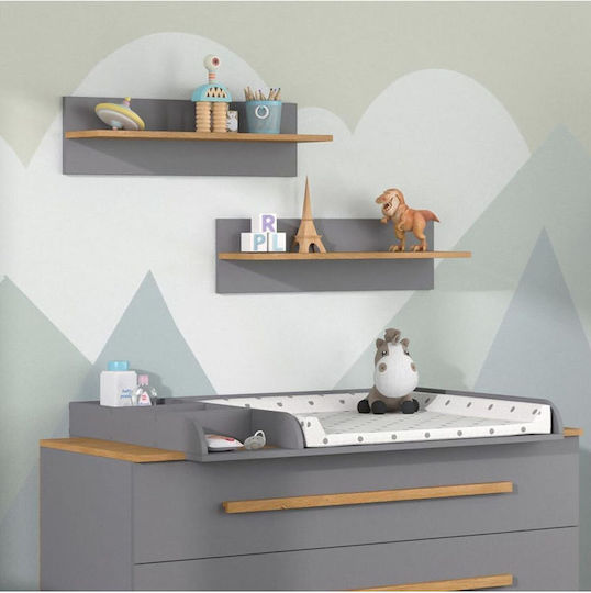 Scandinavian Wall Shelves (3 Pieces) 50x20x12cm