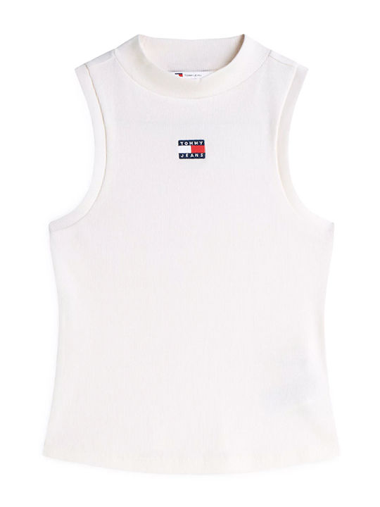 Women's Cotton Sleeveless Ecru Blouse
