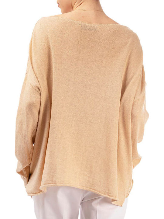 MY T Damen Bluse Beige